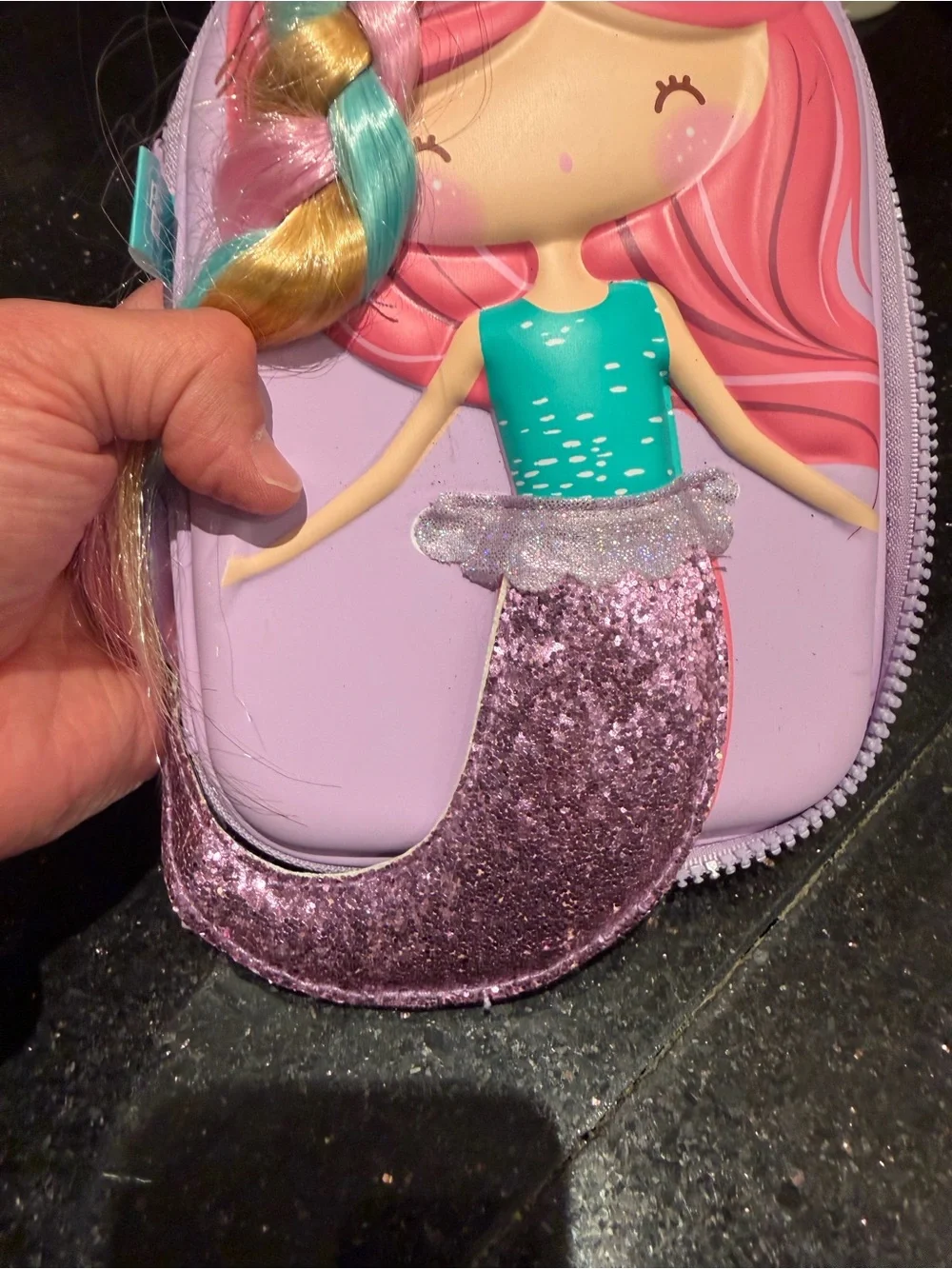 Pen + Gear Mermaid Girl's Pencil School Supply Storage Case